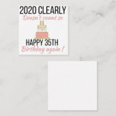 幸せ36誕生日36おもしろい歳の誕生日カード エンクロージャーカード (正面/裏面)