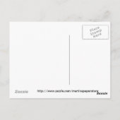 幸せ47誕生日ピンクと緑の花 ポストカード (裏面)