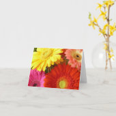 幸せ カード (黄色い花)