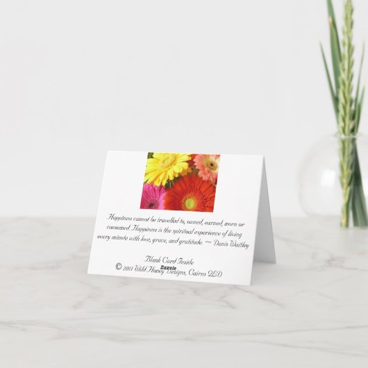 幸せ カード (裏面)