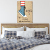 幸せ キャンバスプリント (インサイチュ (寝室))