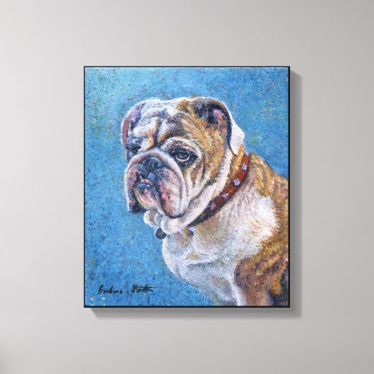 「幸せ？」 キャンバスプリント (正面)