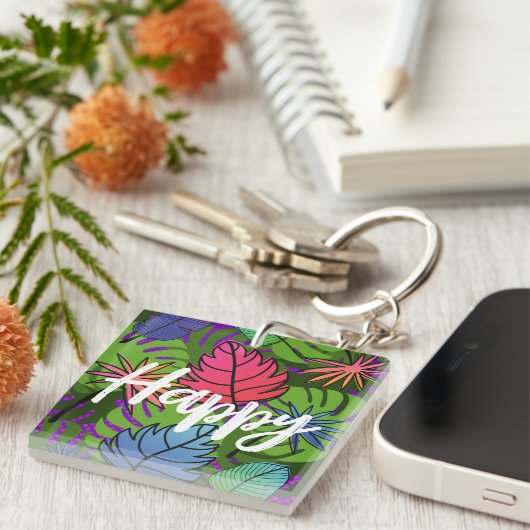 幸せ キーホルダー (正面右)