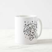 幸せ コーヒーマグカップ (正面右)