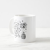 幸せ コーヒーマグカップ (正面左)