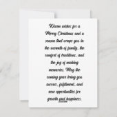 幸せ シーズンカード (裏面)