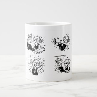 幸せ ジャンボコーヒーマグカップ