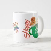 幸せ ジャンボコーヒーマグカップ (正面右)