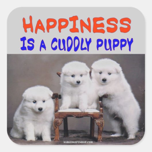 幸せ スクエアシール (正面)