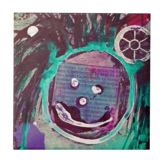 幸せ タイル (正面)