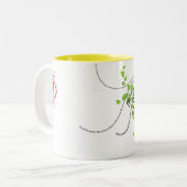 幸せ ツートーンマグカップ (正面左)