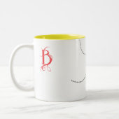 幸せ ツートーンマグカップ (左)