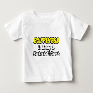 幸せ…バスケットボールコーチ ベビーTシャツ