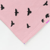 幸せ フリースブランケット (角)