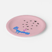 幸せ ペーパープレート (アングル)