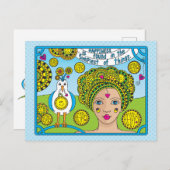 幸せ_ ポストカード (正面/裏面)