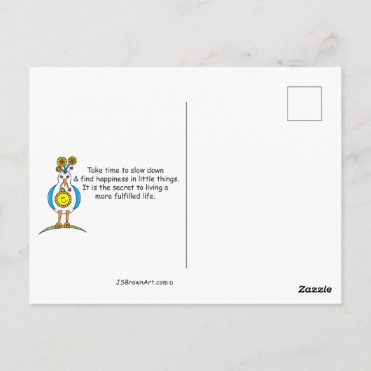 幸せ_ ポストカード (裏面)