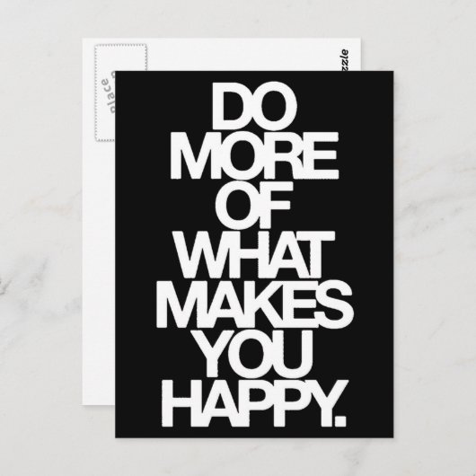 幸せ ポストカード (正面/裏面)