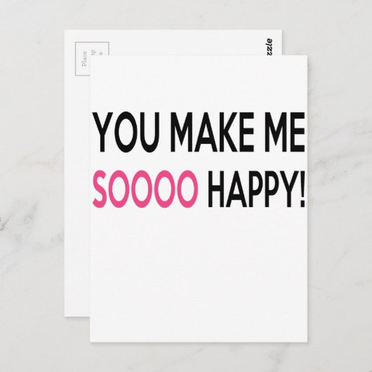 幸せ ポストカード (正面/裏面)