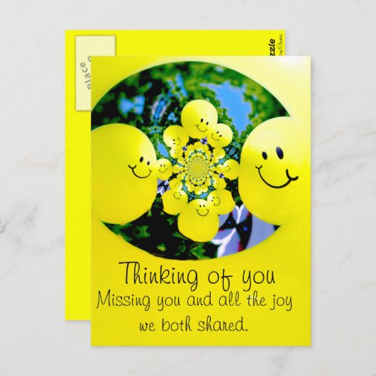 幸せ…._ ポストカード (正面/裏面)