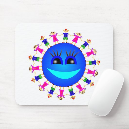 幸せ マウスパッド (マウス)