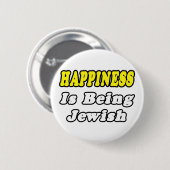 幸せ…ユダヤ人 缶バッジ (正面&裏面)