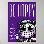 幸せ：否定的な人々のポスター ポスター (正面)