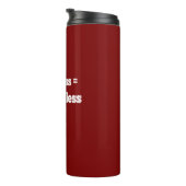 幸せ=少ないニーズ タンブラー (回転右)