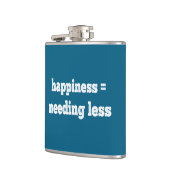 幸せ=少ないニーズ フラスク (左)