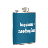 幸せ=少ないニーズ フラスク (右)