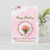 幸せ、愛、そして成功を祈っています 招待状 (スタンド正面)