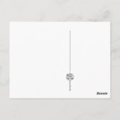 「幸せ」 -感動的引用文はがき ポストカード (裏面)