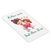 幸せ – 母の日 | 最高の母 マグネット (右側)