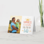幸せ |父の日 カード (正面)