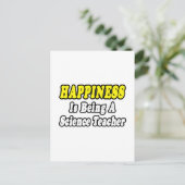 幸せ…科学先生 ポストカード (スタンド正面)