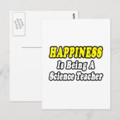 幸せ…科学先生 ポストカード (正面/裏面)