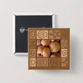 幸せ_ 缶バッジ (正面&裏面)