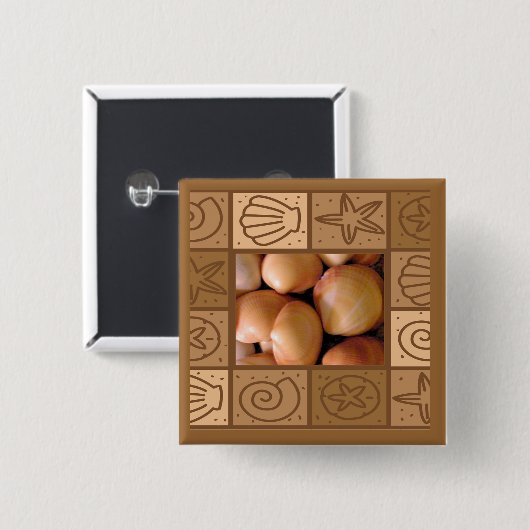 幸せ_ 缶バッジ (正面&裏面)