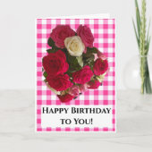 幸せ |誕生日! カード (正面)