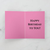 幸せ |誕生日! カード (内部)