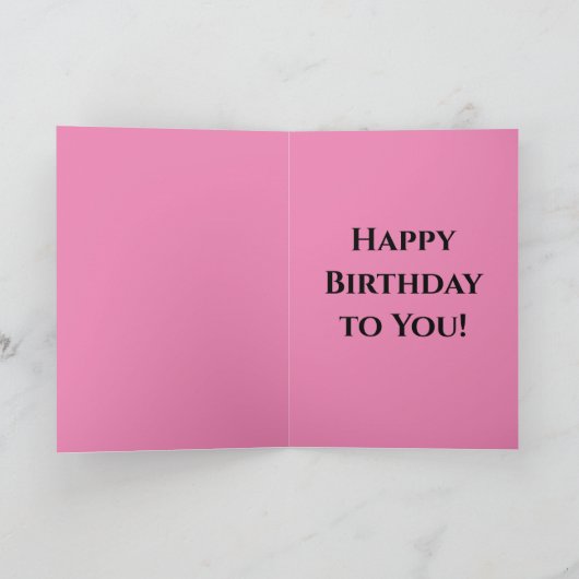 幸せ |誕生日! カード (内部)