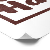 幸せ：陶器 ポスター (角)