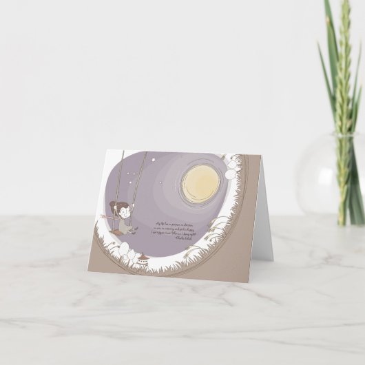 幸せ#1グリーティングカード カード (正面)