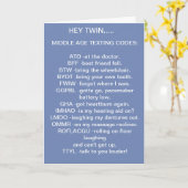 幸せ**39th**誕生日-***ツイン***メールや文字を打つ誕生日 カード (黄色い花)