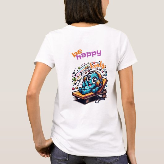 幸せ Tシャツ (裏面)
