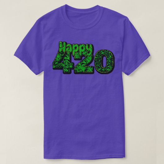 幸せ Tシャツ (デザイン正面)