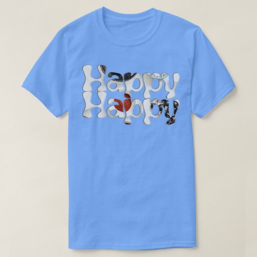 幸せ Tシャツ (デザイン正面)