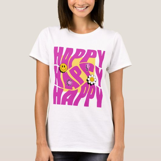 幸せ Tシャツ (正面)