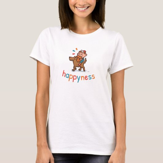 幸せ Tシャツ (正面)