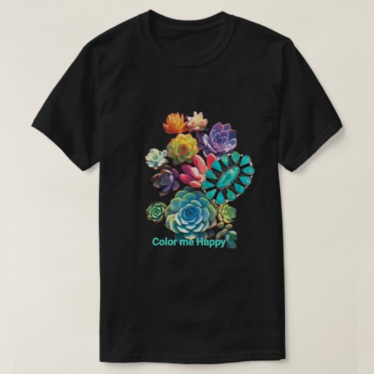 幸せ Tシャツ (デザイン正面)